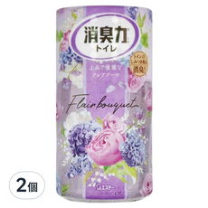 ST 雞仔牌 消臭力 閃耀花朵 浴廁消臭芳香劑, 400ml, 2個