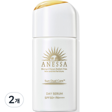 ANESSA 安耐曬 濾鏡美顏日間防曬精華 SPF50+ PA++++, 30ml, 2個