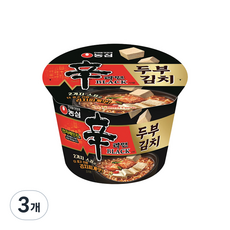 Nongshim 農心 碗裝辛拉麵 豆腐泡菜口味, 94g, 3個