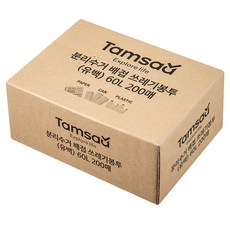 Tamsaa 垃圾袋, 白色, 60L, 1盒