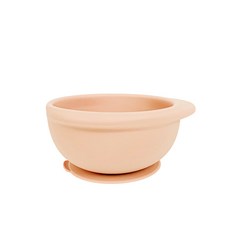 UBMOM 吸附式矽膠餐碗, 珊瑚粉色, 1個