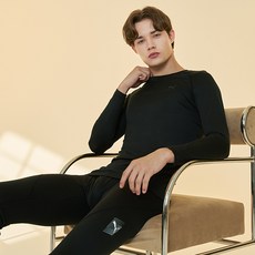 PUMA BODYWEAR Puma 男士極致拉絨內衣保暖內衣上下套裝 (95~110)