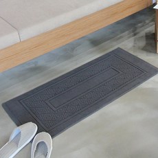 Amenity Towel 經典精梳棉腳踏墊, 深灰色, 1個