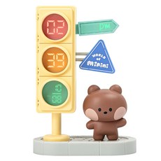 ROYCHE Line Friends MININi紅綠燈造型電子時鐘, Bnini