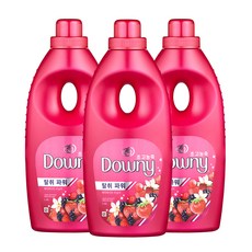 Downy 2020唐尼超濃縮織物柔軟劑漿果漿果和香草, 3罐, 1.05L