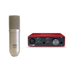 Focusrite Scarlett Solo 3rd Gen Audio接口 + MXL 2006冷凝器使館, MXL 2006