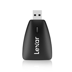 Lexar 雷克沙 MicroSD SD 卡 2 合 1 存儲卡 USB 3.1 讀卡器, 單品, 單色