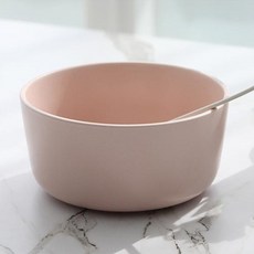 SSUEIM Mariebel 系列 陶瓷麵食碗, 16cm, 淺粉紅色, 1個