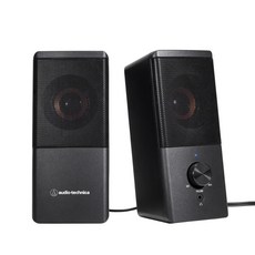 Audio Technica 高分辨率有源 USB 型轉盤揚聲器, 黑色, AT-SP95