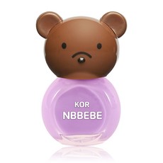 Nbbebe 兒童用指甲油, Cream Purple, 1瓶