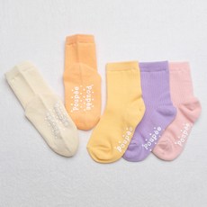 wesocks&papamom 孩童 D Illy 女孩襪子 5 件套