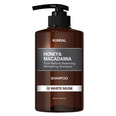 KUNDAL 昆黛爾 蜂蜜&澳洲堅果香氛洗髮精 White Musk, 500ml, 1瓶