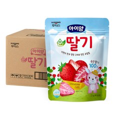 Ildong 日東 水果脆片, 草莓口味, 12g, 10包