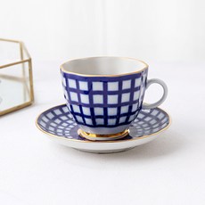 Imperial Porcelain Quatre鬱金香咖啡杯140ml+碟套組, 混色, 1套