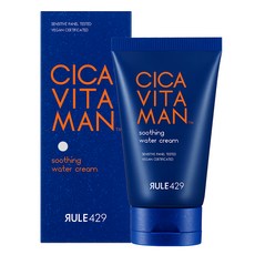 Rule 429 Cica Vita Man Water Soothing Men's Cream, 100ml, 1入