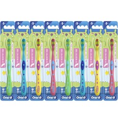 Oral-B 歐樂B 兒童牙刷 顏色隨機, 8支, 1組
