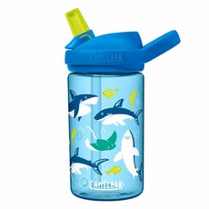 CAMELBAK 孩童吸管水壺, Sharks and Rays, 400ml