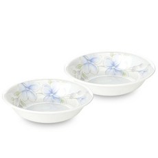 Corelle 康寧 餐具 紫花系列深盤 13.7*2.4cm, 混合顏色, 2個