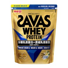 meiji 明治 SAVAS 乳清蛋白粉 香草口味, 900g, 1包