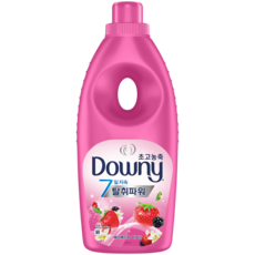 Downy 高濃度織物柔軟劑 7 天除臭強力漿果漿果和香草奶油, 1L, 1個