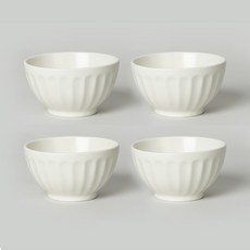 SSUEIM Mild系列 陶瓷飯碗, 奶油色, 4個