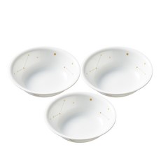 Corelle 康寧 星星印花小菜碟, 混合顏色, 3個