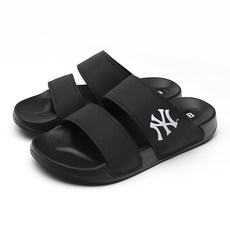 MLB 紐約洋基徽標拖鞋, 黑色, 260
