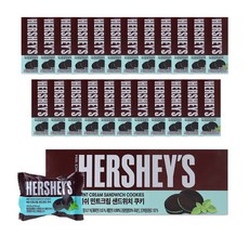 HERSHEY'S 好時 薄荷奶油夾心餅乾, 100g, 24盒