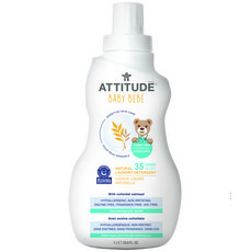 ATTITUDE 艾特優 寶寶敏感肌膚洗衣精 無香精, 1L, 1瓶