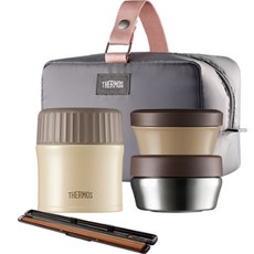 THERMOS 膳魔師 Plus 保溫便當盒組 TKLG-900, 黃色, 1組