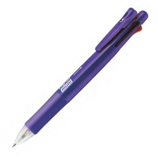 ZEBRA 斑馬牌 四色+鉛筆芯多功能原子筆 B4SA1, 優雅紫, 1支