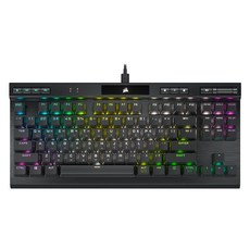 CORSAIR 海盜船 K70 RGB TKL OPX Tenkeyless 光軸遊戲機械鍵盤, 黑色, RGP0130, 光軸