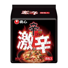 NONGSHIM 農心 激辣辛拉麵, 120g, 4包, 1袋