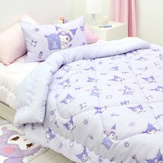 NARA HOME DECO Sanrio 酷洛米派對之夜薄被枕套組