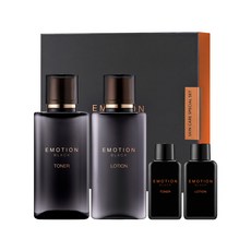 Flor De Man Emotion Black系列 男士黑色保養4件組, 1組