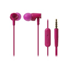 audio-technica 鐵三角 Popcolor 動感入耳式耳機, ATH-CLR100iS, 粉紅色 (PK)