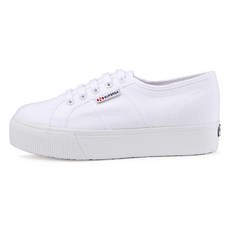 SUPERGA 帆布厚底運動鞋 2735-COTW S00CLL0900