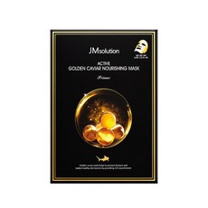 JMsolution 黃金魚子醬滋養面膜, 10片, 1盒