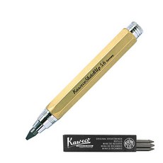 Kaweco Sketchup Pencil 黃銅啞光 + 筆芯鉛組, 1套, 5.6毫米