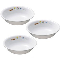 Corelle 康寧 愉快假期系列深盤, 13.7 x 2.4cm, 白色, 3個