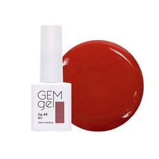 SM IVIT GEM gel 彩色美甲凝膠, 63 正紅色, 10ml, 1瓶