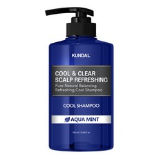 KUNDAL 昆黛爾 酷爽潔淨洗髮精 Aqua Mint, 500ml, 1瓶