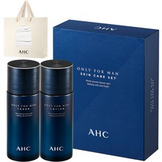 AHC 男士專用護膚禮盒組 化妝水+乳液, 1組