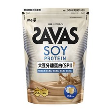 meiji 明治 SAVAS 大豆蛋白粉 奶茶口味, 900g, 1包