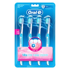 Oral-B 歐樂B 超彈力細軟毛牙齦護理牙刷, 1組, 4支