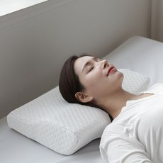 LIV MOM 3D記憶 枕頭+枕頭套 A, 白色, 1入