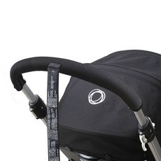 Manito Clean Grip 嬰兒車把手罩 Bugaboo Chameleon, 黑色, 1個