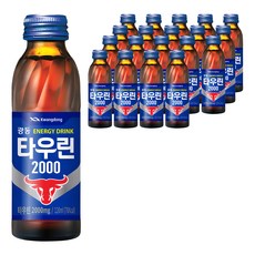 Kwangdong 牛磺酸2000能量飲, 20瓶, 120ml