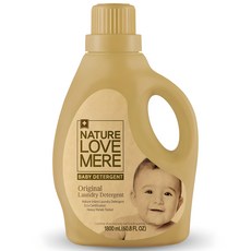 NATURE LOVE MERE 嬰幼兒衣物經典洗衣精補充瓶 草本花香, 1800ml, 1瓶