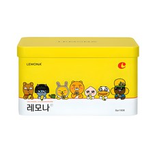 LEMONA 萊蒙娜 Kakao Friends鐵盒裝維他命C粉隨身包 150條入, 300g, 1盒